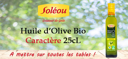 Huile d'olive BIO Fruitée - Bouteille 75cl - Soléou, créateur de goût