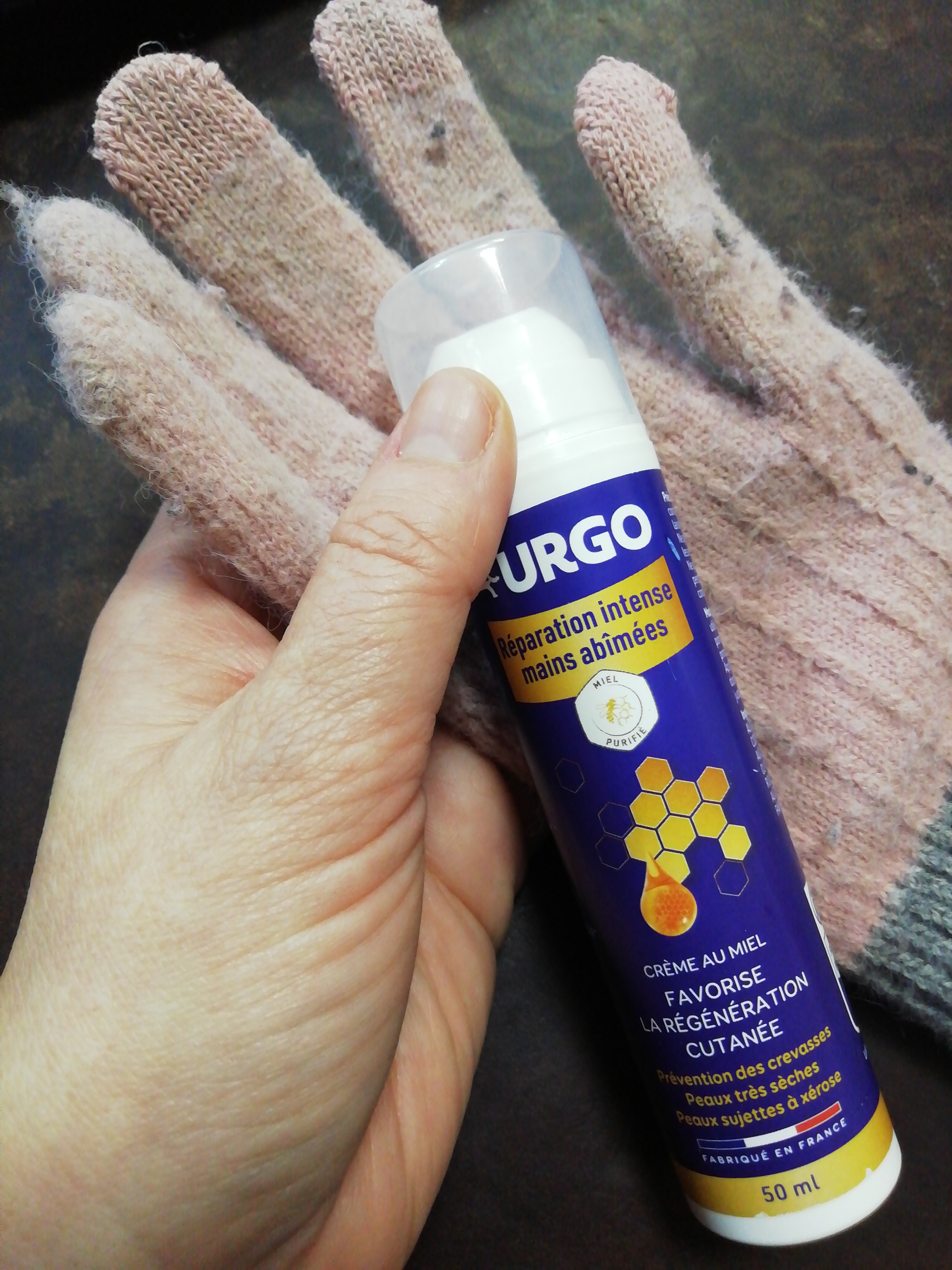 Crème prévention crevasses: mains sèches, sujettent à Xérose - URGO